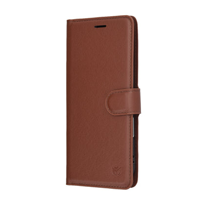 Étui pour Apple iPhone 17 Air, Techsuit, Leather Folio, Marron