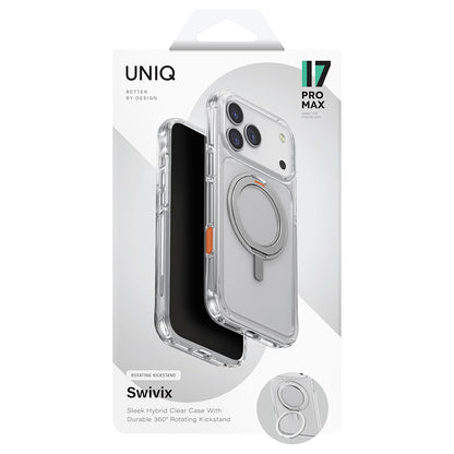 Étui pour Apple iPhone 17 Air, UNIQ, Swivix, Argenté.
