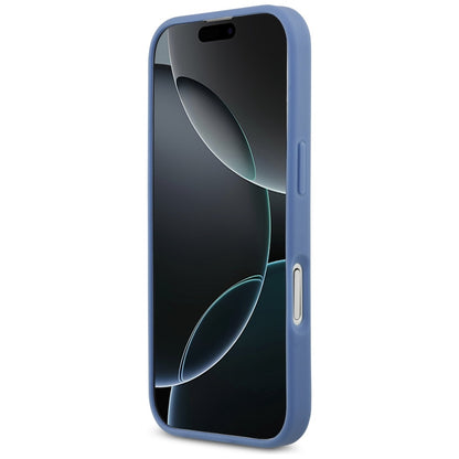 Étui pour Apple iPhone 17, Guess, 4G Big Logo, Bleu