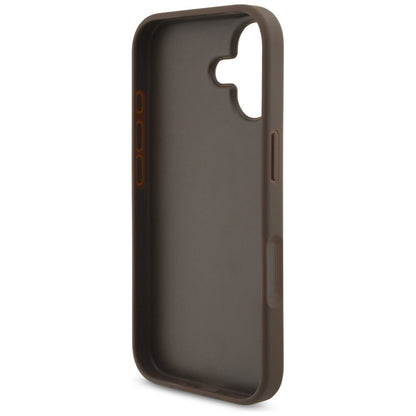 Étui pour Apple iPhone 17, Guess, 4G Big Logo, Marron