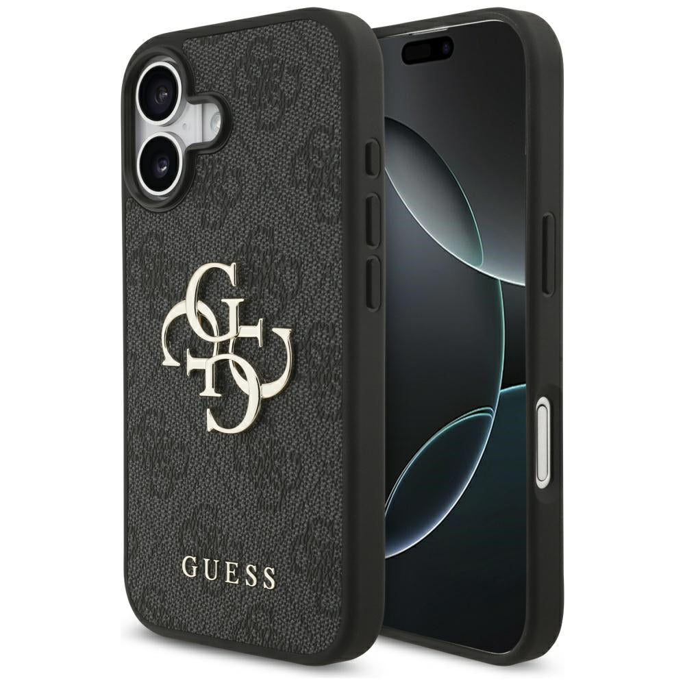 Étui pour Apple iPhone 17, Guess, 4G Big Logo, Noir