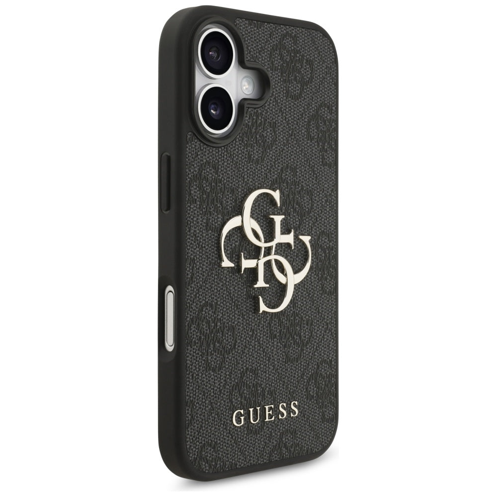 Étui pour Apple iPhone 17, Guess, 4G Big Logo, Noir