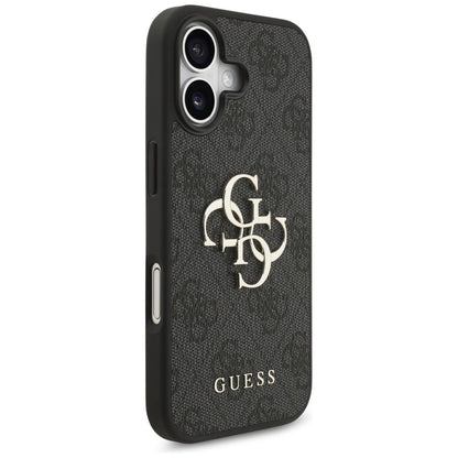 Étui pour Apple iPhone 17, Guess, 4G Big Logo, Noir