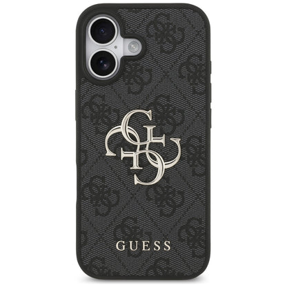 Étui pour Apple iPhone 17, Guess, 4G Big Logo, Noir