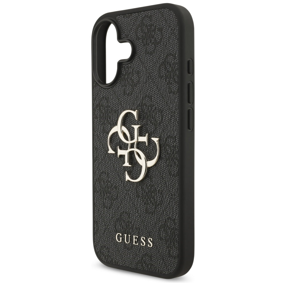 Étui pour Apple iPhone 17, Guess, 4G Big Logo, Noir