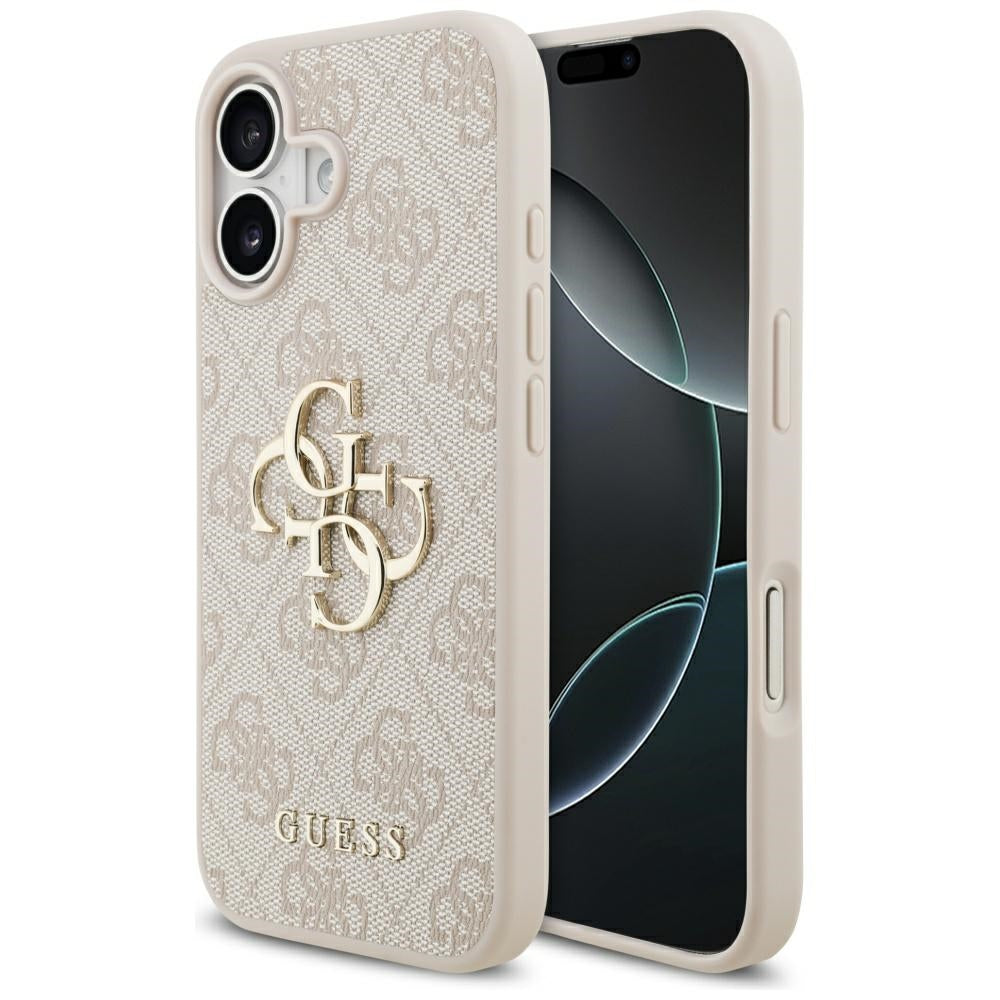 Étui pour Apple iPhone 17, Guess, 4G Big Logo, Rose