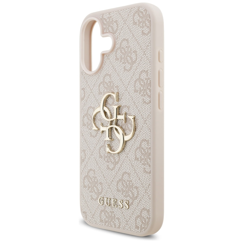 Étui pour Apple iPhone 17, Guess, 4G Big Logo, Rose