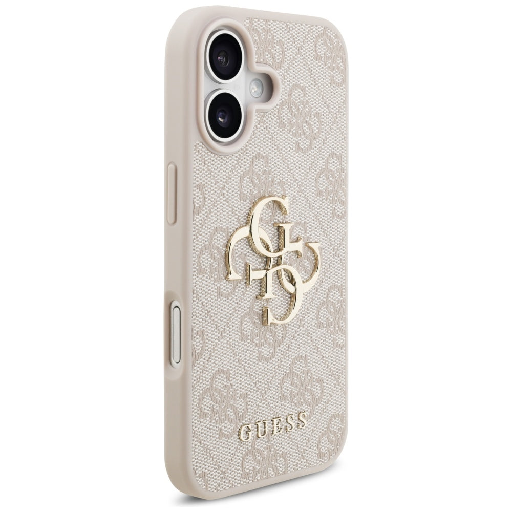 Étui pour Apple iPhone 17, Guess, 4G Big Logo, Rose