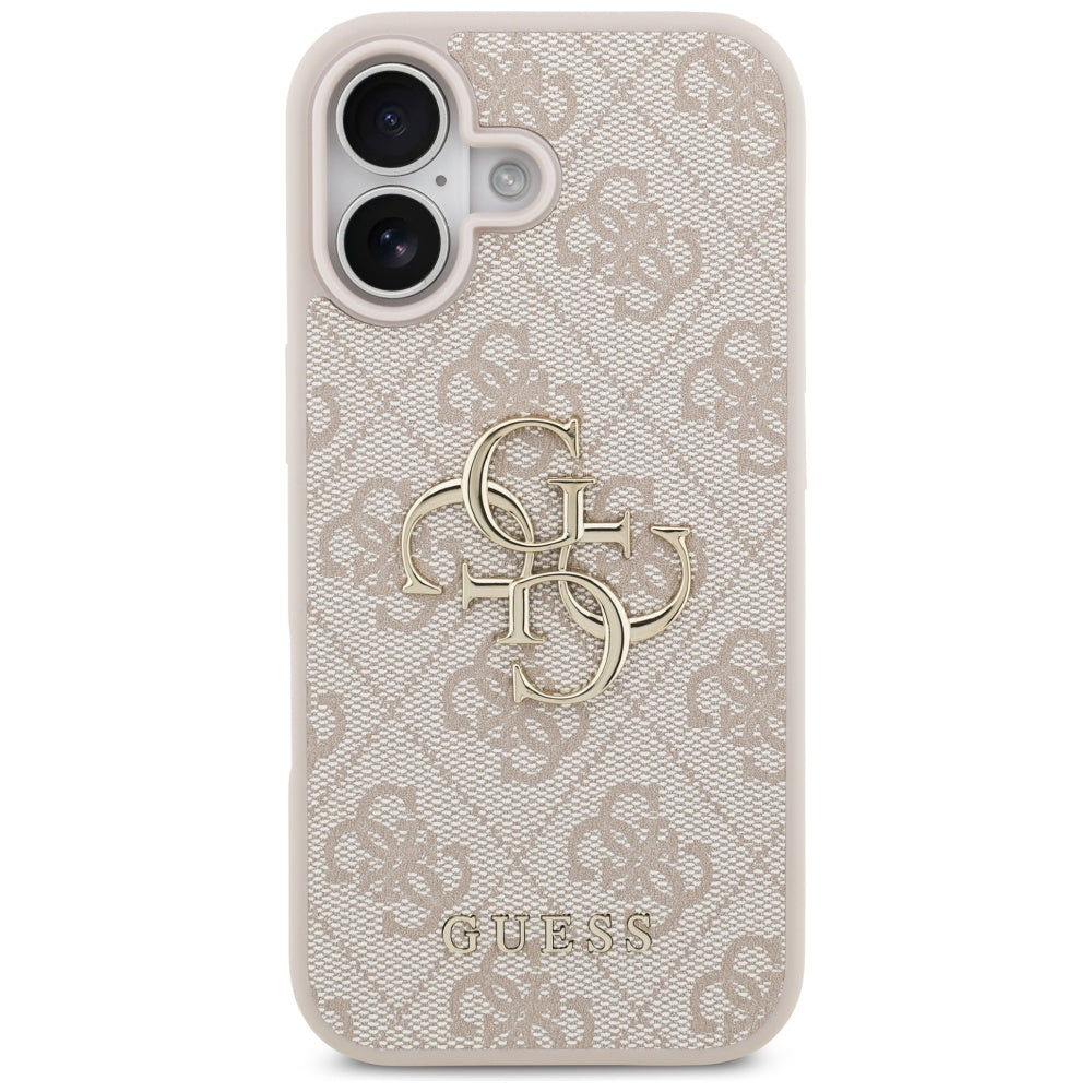 Étui pour Apple iPhone 17, Guess, 4G Big Logo, Rose