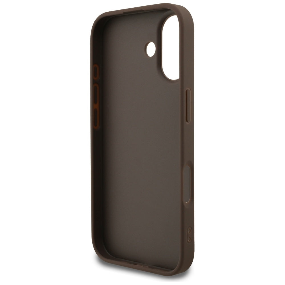 Étui pour Apple iPhone 17, Guess, 4G Classic, Marron