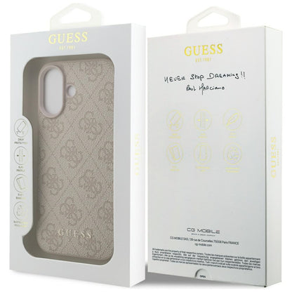 Étui pour Apple iPhone 17, Guess, 4G Classic, Rose