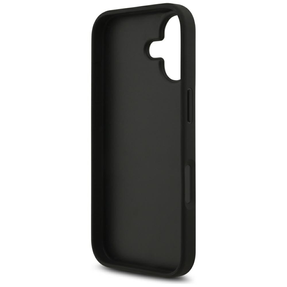 Custodia per Apple iPhone 17, Guess, 4G Grained Big and Classic Logo, Nera