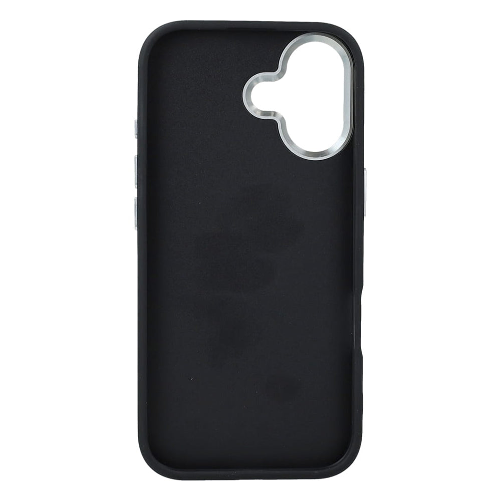 Étui pour Apple iPhone 17, Guess, Big 4G Logo Classic, Noir Argenté