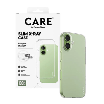 Custodia per Apple iPhone 17, PanzerGlass, Care Fashionable X-ray, Trasparente