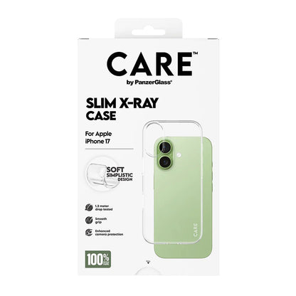 Custodia per Apple iPhone 17, PanzerGlass, Care Fashionable X-ray, Trasparente
