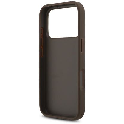 Custodia per Apple iPhone 17 Pro, Guess, 4G Big Logo, Marrone