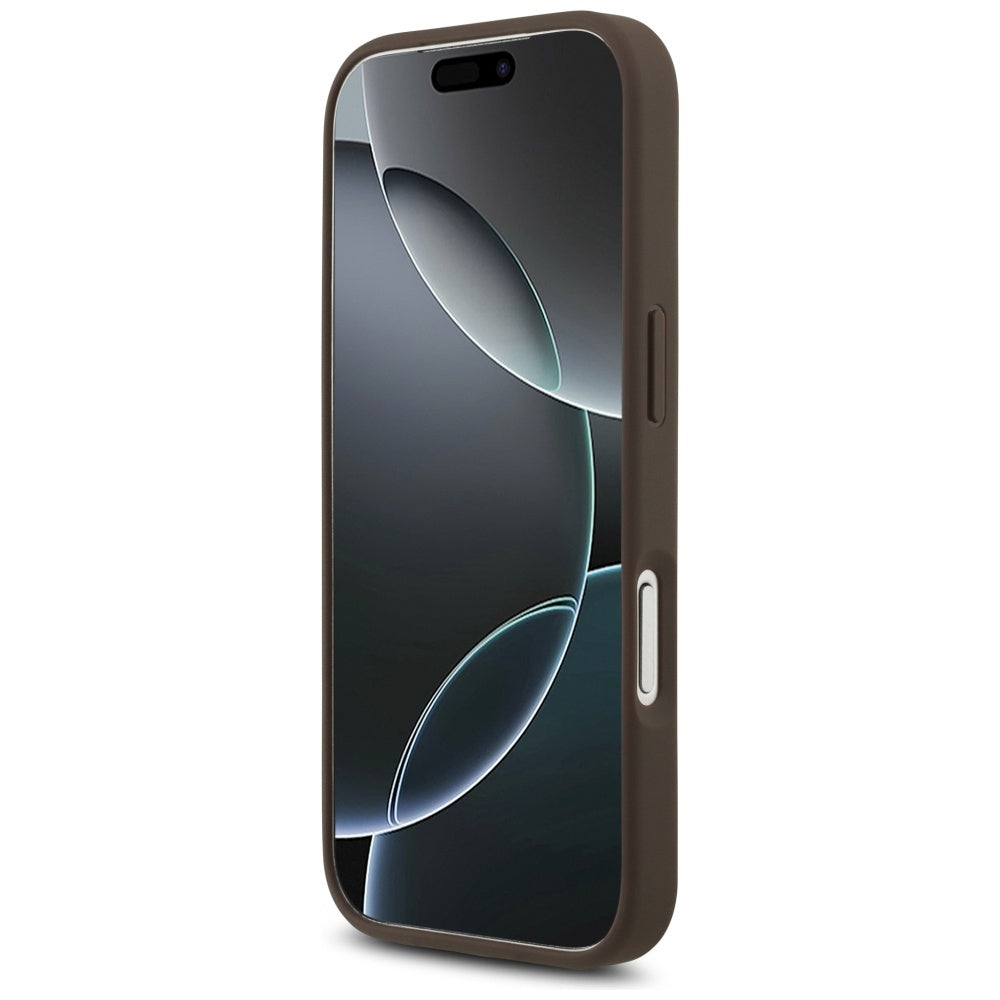 Custodia per Apple iPhone 17 Pro, Guess, 4G Big Logo, Marrone