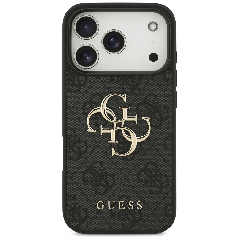Custodia per Apple iPhone 17 Pro, Guess, 4G Big Logo, Nera