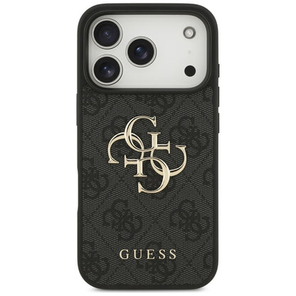 Custodia per Apple iPhone 17 Pro, Guess, 4G Big Logo, Nera