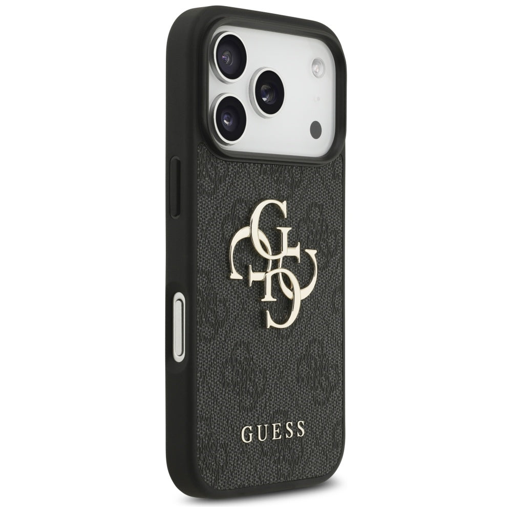Custodia per Apple iPhone 17 Pro, Guess, 4G Big Logo, Nera