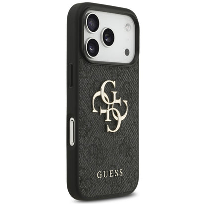 Custodia per Apple iPhone 17 Pro, Guess, 4G Big Logo, Nera