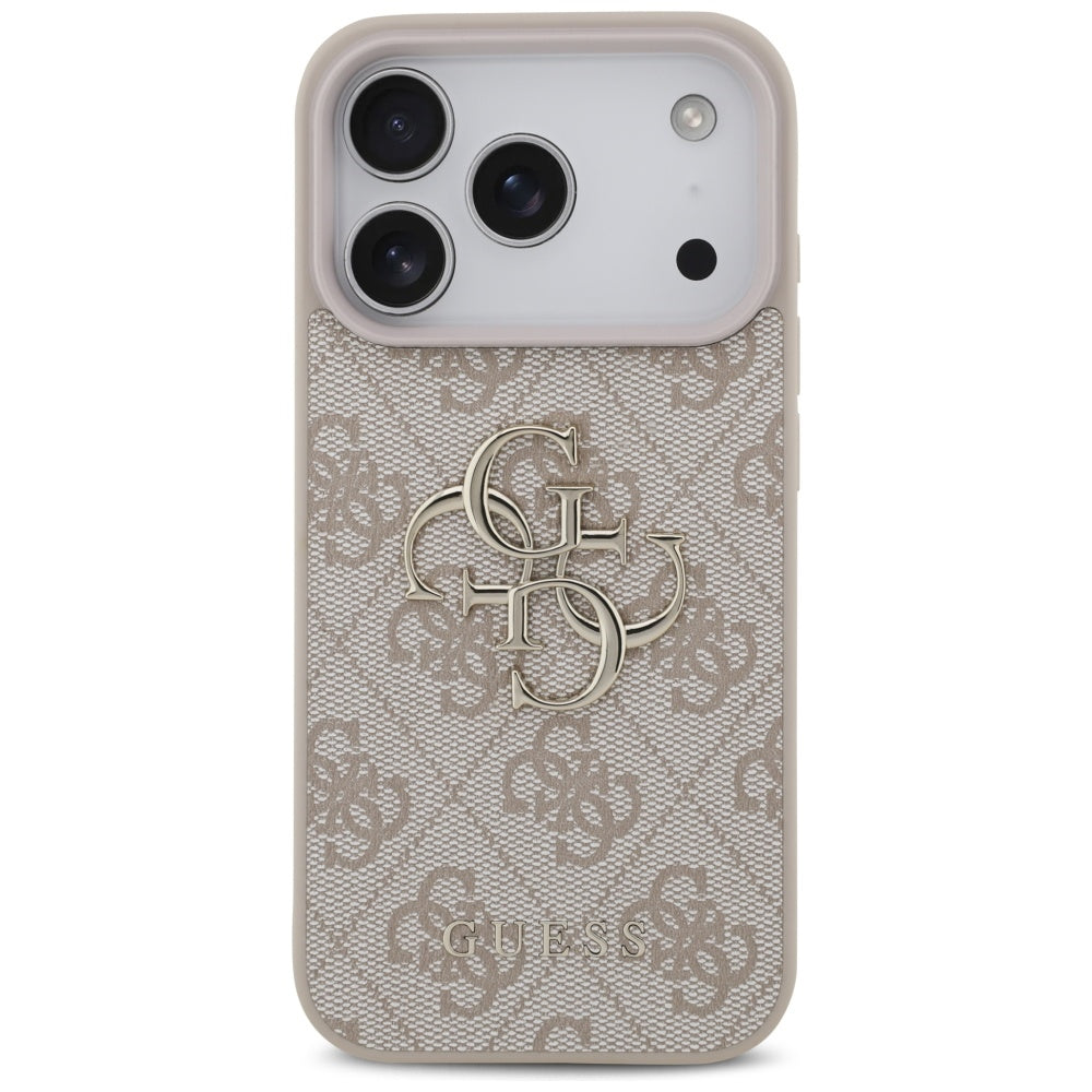 Étui pour Apple iPhone 17 Pro, Guess, 4G Big Logo, Rose