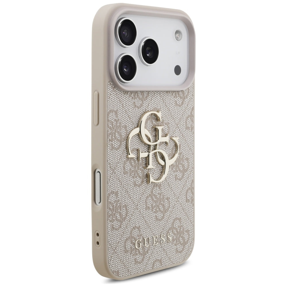Étui pour Apple iPhone 17 Pro, Guess, 4G Big Logo, Rose