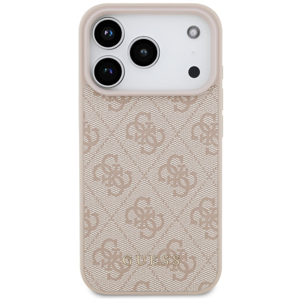 Étui pour Apple iPhone 17 Pro, Guess, 4G Classic, Rose