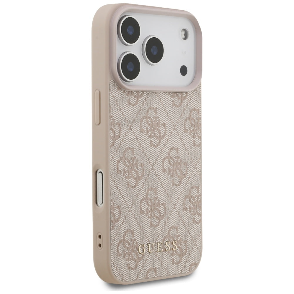 Étui pour Apple iPhone 17 Pro, Guess, 4G Classic, Rose