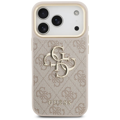 Custodia per Apple iPhone 17 Pro, Guess, Big 4G Classic Logo with Big Strap, Rosa