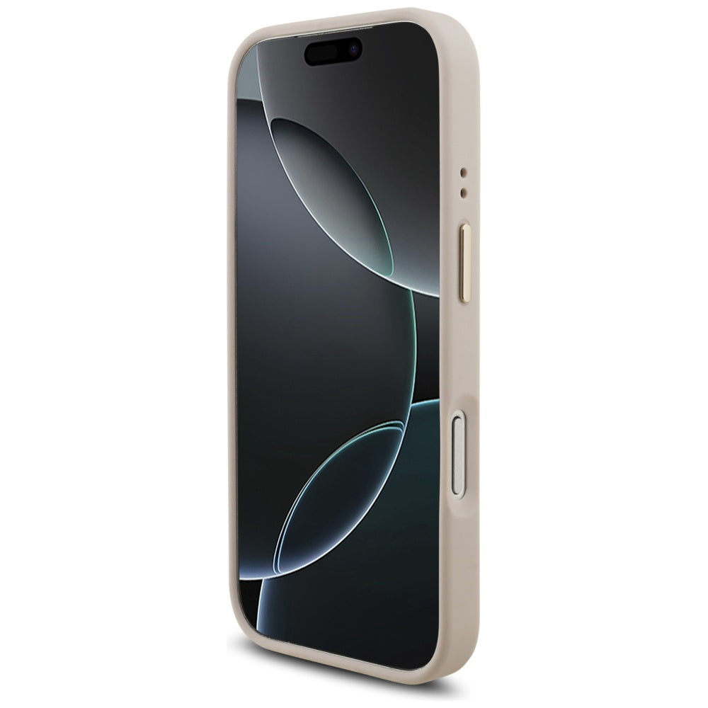 Étui pour Apple iPhone 17 Pro, Guess, Big 4G Logo Classic, Rose Doré.