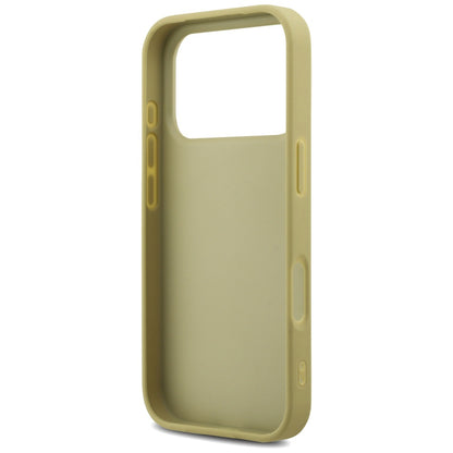 Custodia per Apple iPhone 17 Pro, Guess, Fixed Glitter Big 4G, Dorata