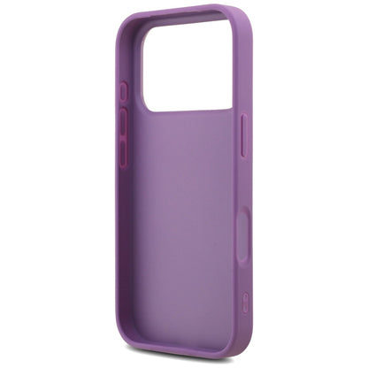 Custodia per Apple iPhone 17 Pro, Guess, Fixed Glitter Big 4G, Viola