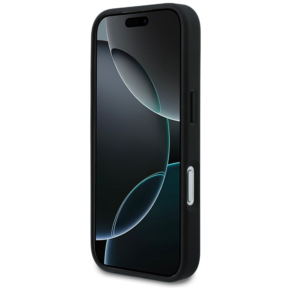 Étui pour Apple iPhone 17 Pro, Karl Lagerfeld, Rhinestone Karl & Choupette Pins, Noir