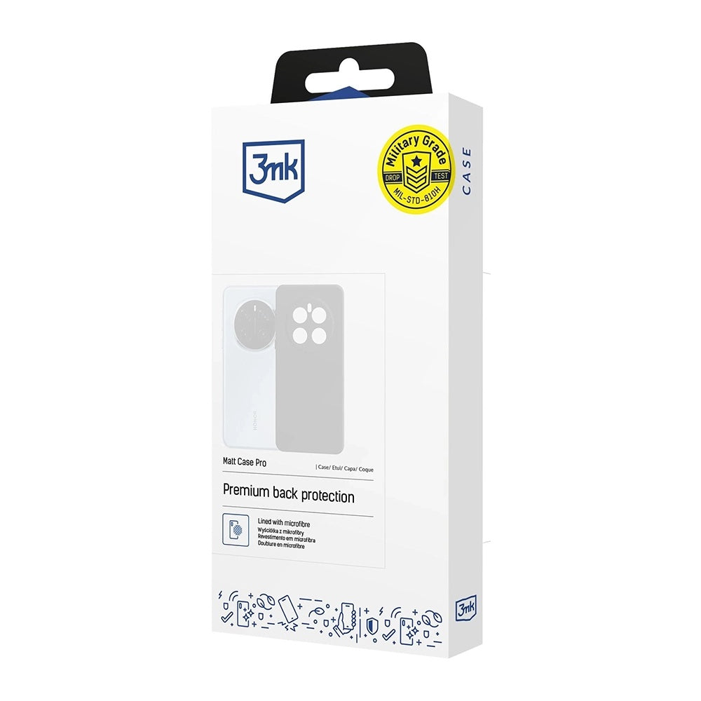 Hülle für Apple iPhone 17 Pro Max, 3MK, Matt Pro, Schwarz