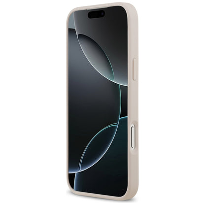 Étui pour Apple iPhone 17 Pro Max, Guess, 4G Double Card Triangle, Rose.