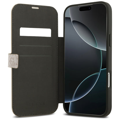 Étui pour Apple iPhone 17 Pro Max, Guess, Logo Métal 4G, Rose