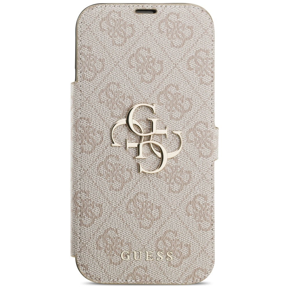Étui pour Apple iPhone 17 Pro Max, Guess, Logo Métal 4G, Rose