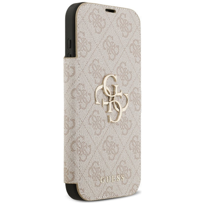 Étui pour Apple iPhone 17 Pro Max, Guess, Logo Métal 4G, Rose