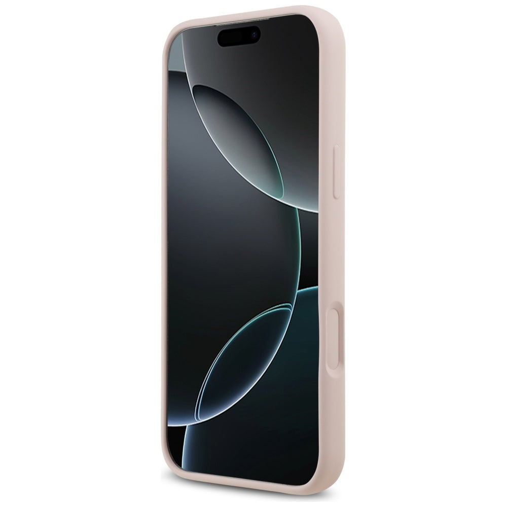 Custodia per Apple iPhone 17 Pro Max, Guess, Big 4G Script, Rosa Chiaro