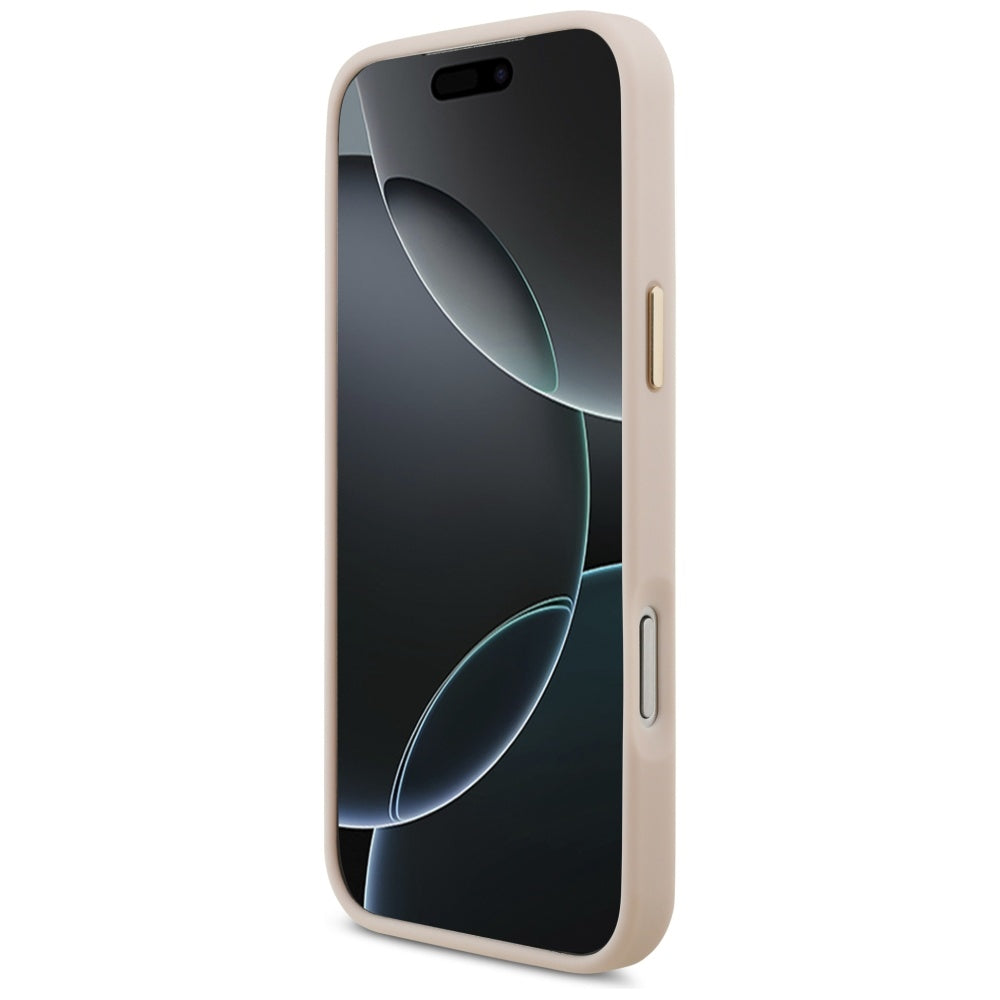 Custodia per Apple iPhone 17 Pro Max, Karl Lagerfeld, Script Logo, Rosa