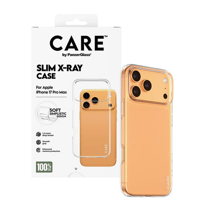 Custodia per Apple iPhone 17 Pro Max, PanzerGlass, Care Fashionable X-ray, Trasparente