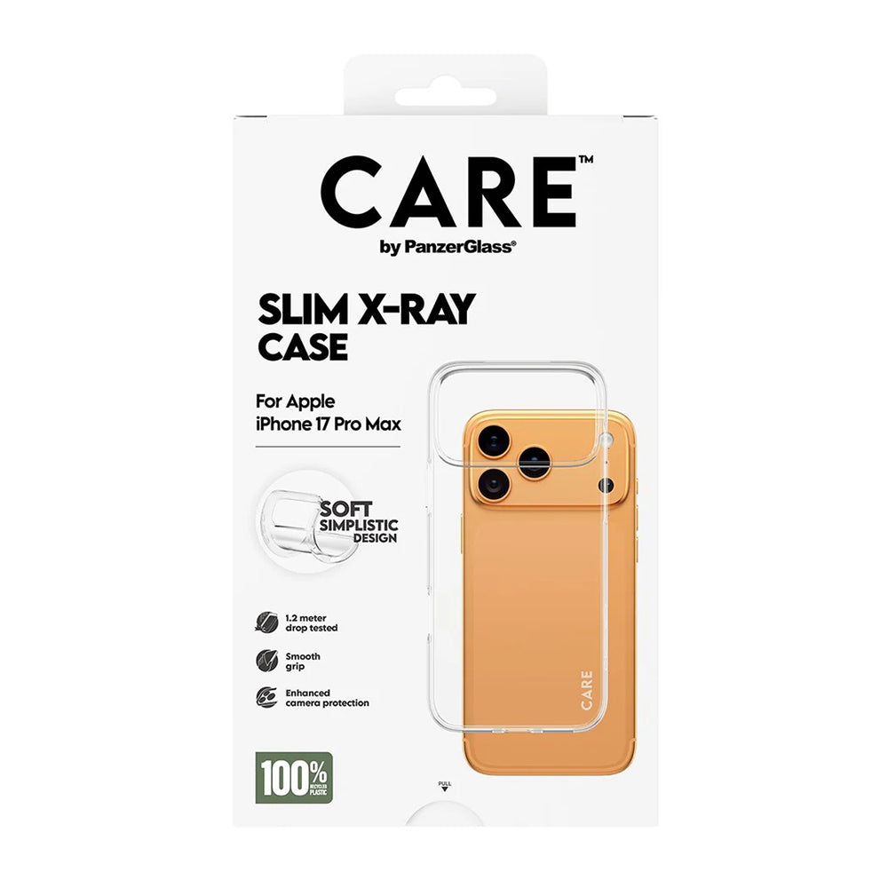 Custodia per Apple iPhone 17 Pro Max, PanzerGlass, Care Fashionable X-ray, Trasparente