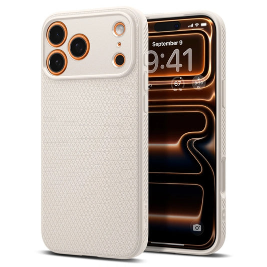 Étui pour Apple iPhone 17 Pro Max, Spigen, Liquid Air, Beige