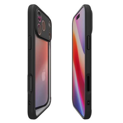 Custodia per Apple iPhone 17 Pro Max, Spigen, Ultra Hybrid, Nera Opaca