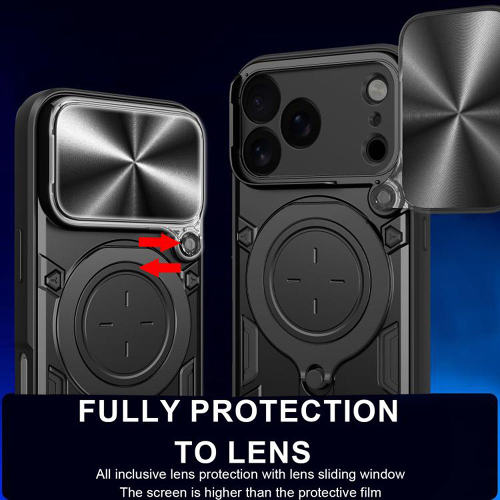 Hülle für Apple iPhone 17 Pro Max, Techsuit, CamGuard Pro, Blau
