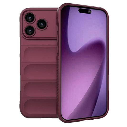 Étui pour Apple iPhone 17 Pro Max, Techsuit, Magic Shield, Bordeaux