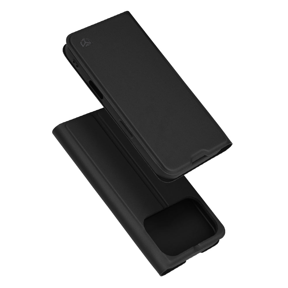 Custodia per Apple iPhone 17 Pro Max, Techsuit, Magskin Book, Nera