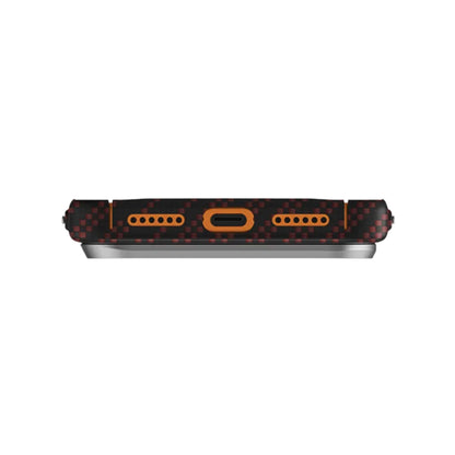 Custodia MagSafe per Apple iPhone 17 Pro Max, UNIQ, Keva MagClick, Nera Rossa