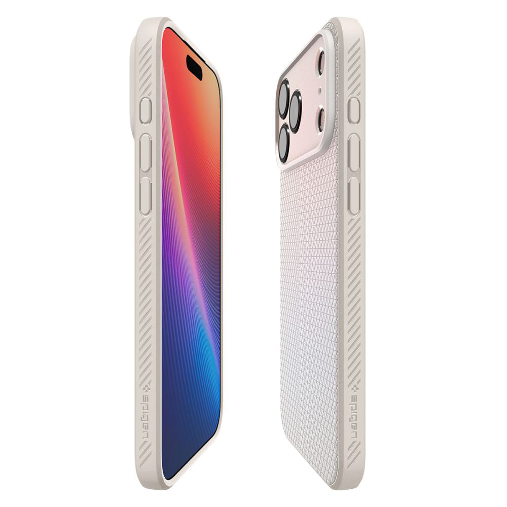 Custodia per Apple iPhone 17 Pro, Spigen, Liquid Air, Beige